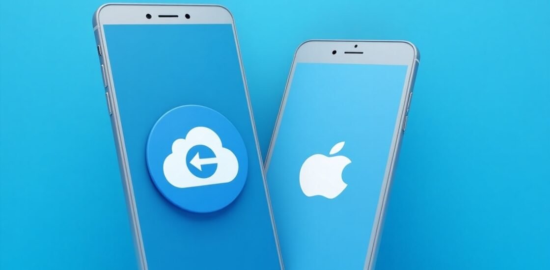 iPhone with Android phone Backup icon
