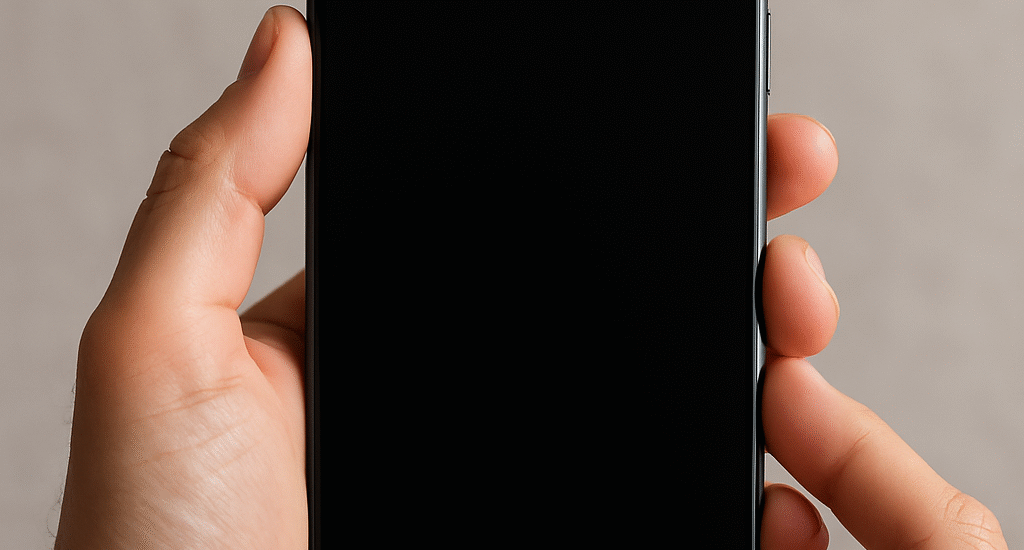 Phone ka black screen issue solve karte hue user
